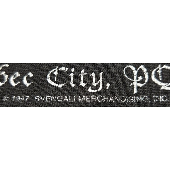 VTG Aerosmith Shirt 9 Lives World Tour Rock Band M Double Sided 90s READ NOTES - Picture 6 of 11